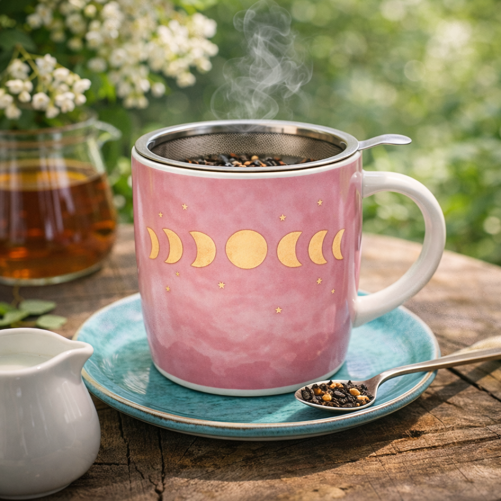 Mug avec infuseur - Phase de la lune🌙