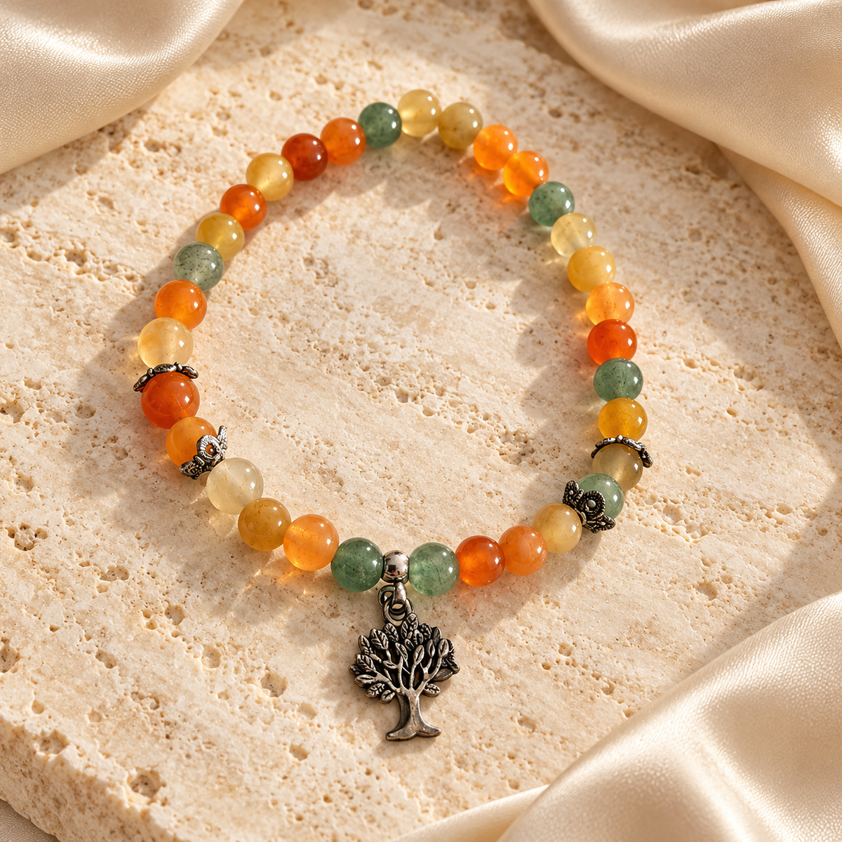 Bracelet Aventurine Tricolore