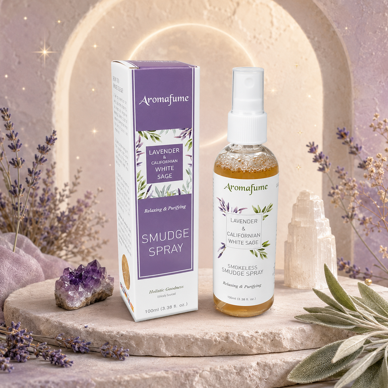 Spray Naturel – Lavande & Sauge Blanche