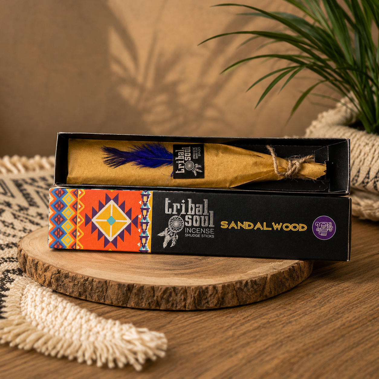 🌿 Encens Sticks Tribal Soul – Bois de Santal
