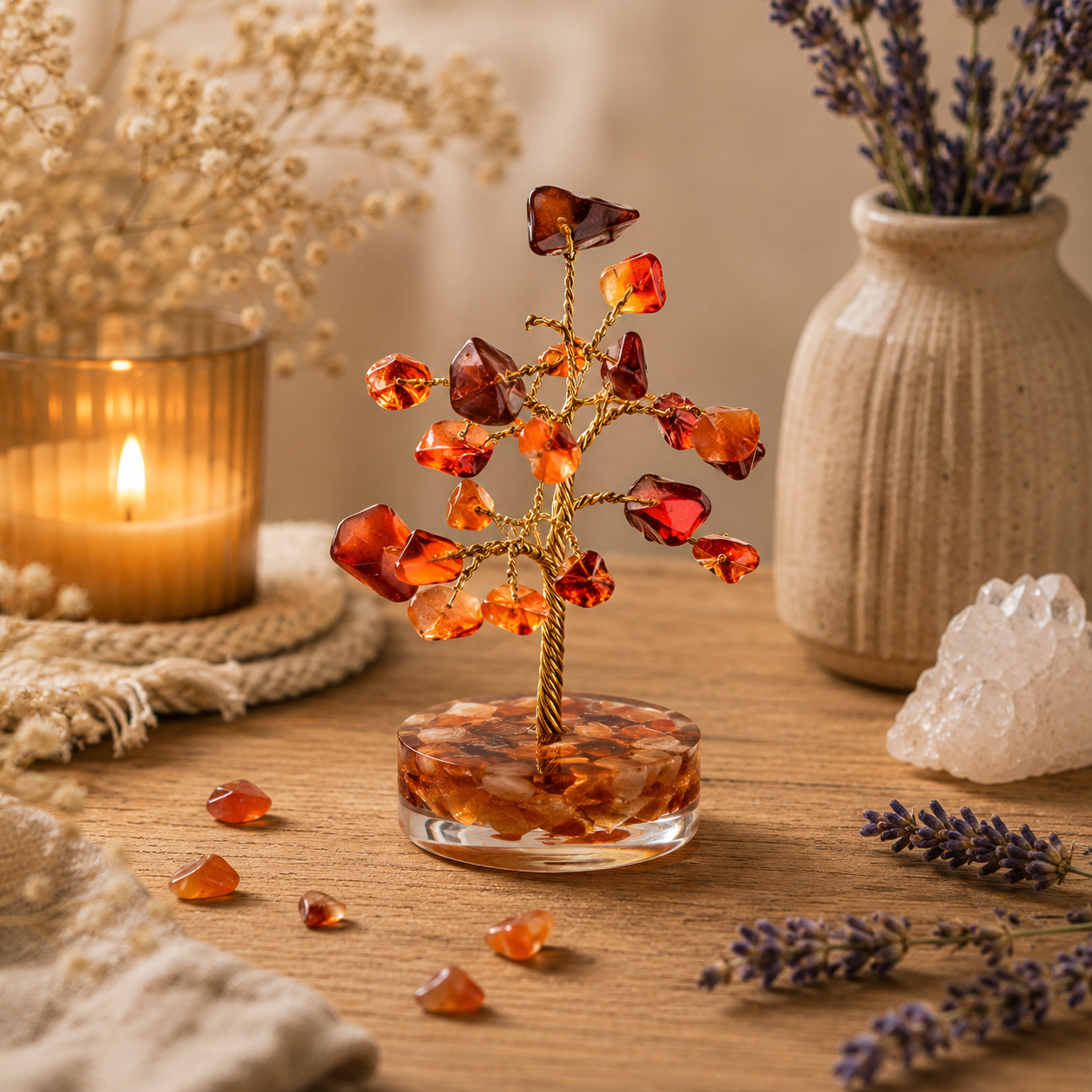 Arbre de Vie en Cornaline